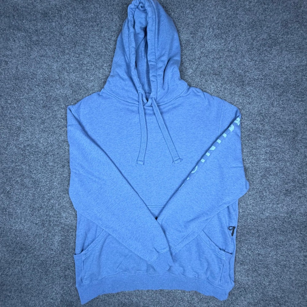 Municipal Mens Sport Utility Gear Logo Sleeve Hoodie Blue Large Mark Wahlberg